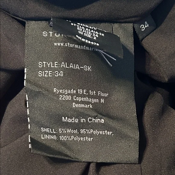 Elegant Black and White A-Line Skirt - Picture 8 of 9